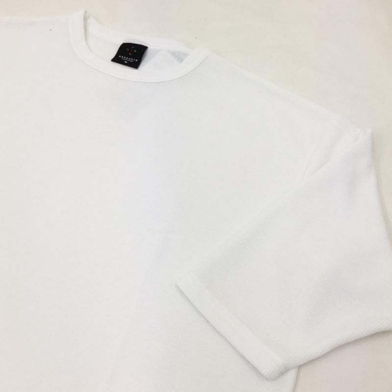  AXESQUIN QD ECO WAFFLE FOOTBALL TEE(WHITE) 