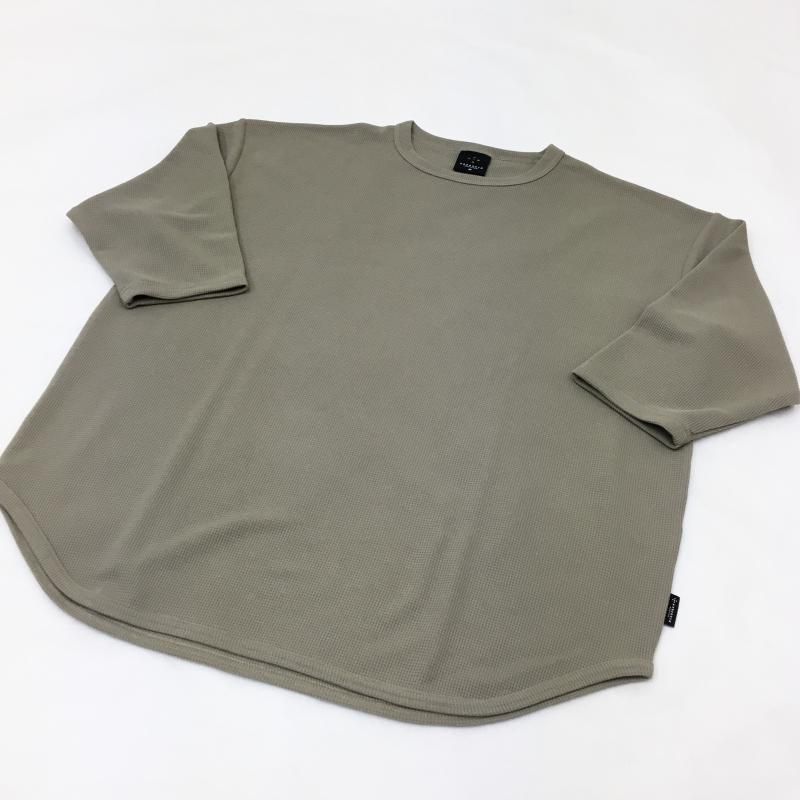  AXESQUIN QD ECO WAFFLE FOOTBALL TEE(Lt.BEIGE) 