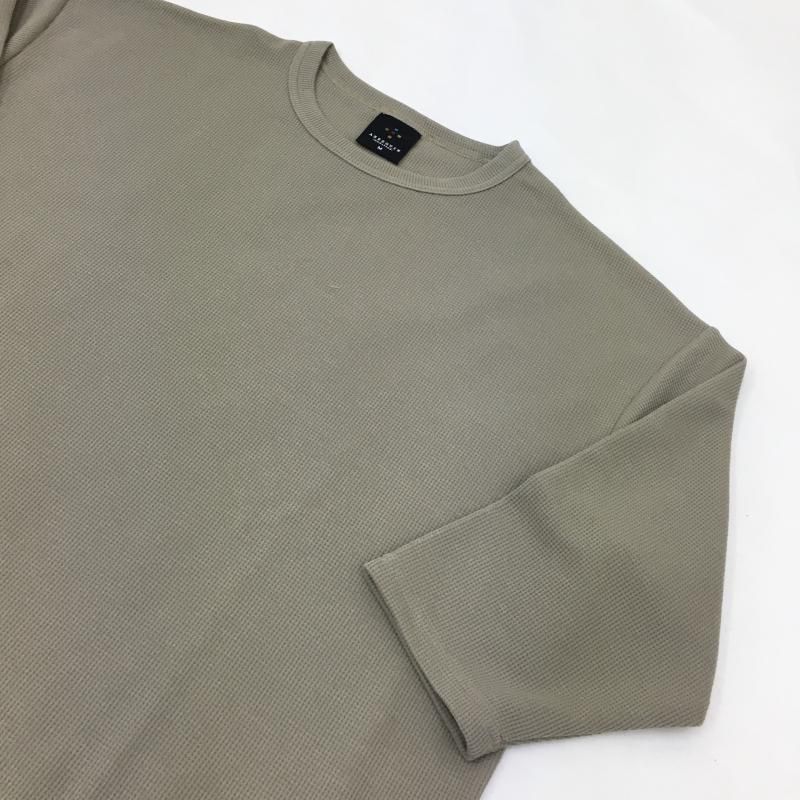  AXESQUIN QD ECO WAFFLE FOOTBALL TEE(Lt.BEIGE) 