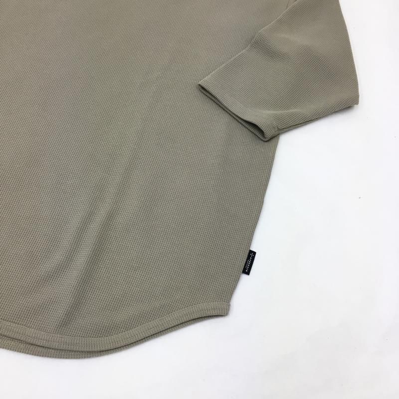  AXESQUIN QD ECO WAFFLE FOOTBALL TEE(Lt.BEIGE) 
