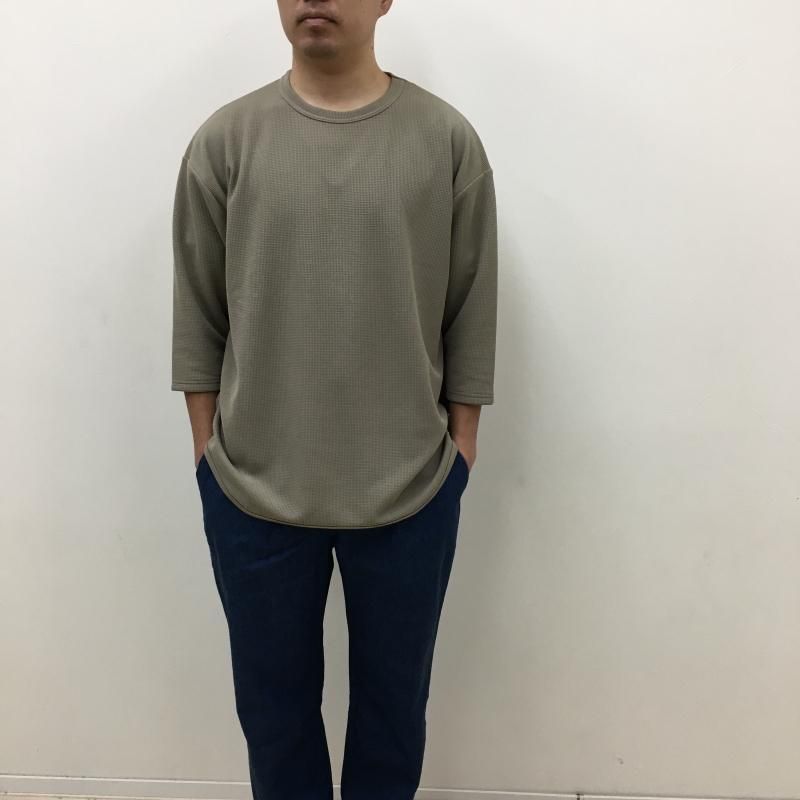  AXESQUIN QD ECO WAFFLE FOOTBALL TEE(Lt.BEIGE) 
