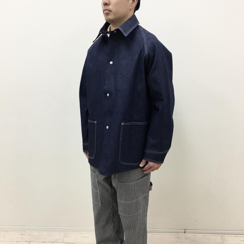 SASSAFRAS Pruner Coat(9.5oz work denim-INDIGO) - have a SASSAFRAS Pruner Coat(9.5oz work denim-INDIGO) - have a