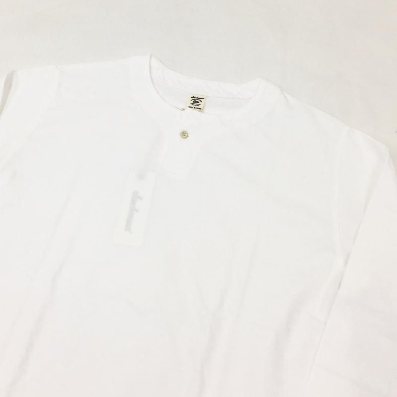  JACKMAN  Henleyneck LS T-Shirt(WHITE)