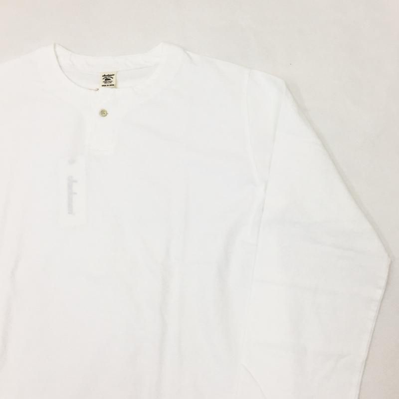  JACKMAN  Henleyneck LS T-Shirt(WHITE)