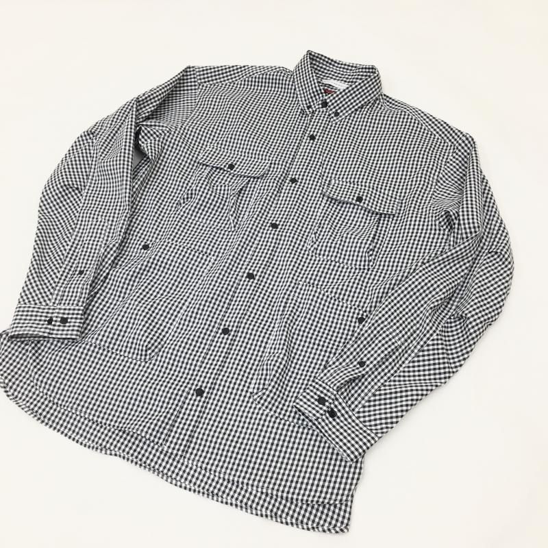  NANGA GINGHAM CHECK CAMP SHIRT(BLACK)