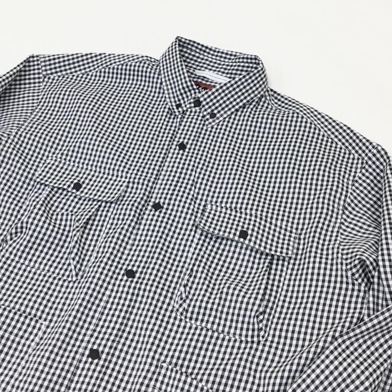  NANGA GINGHAM CHECK CAMP SHIRT(BLACK)