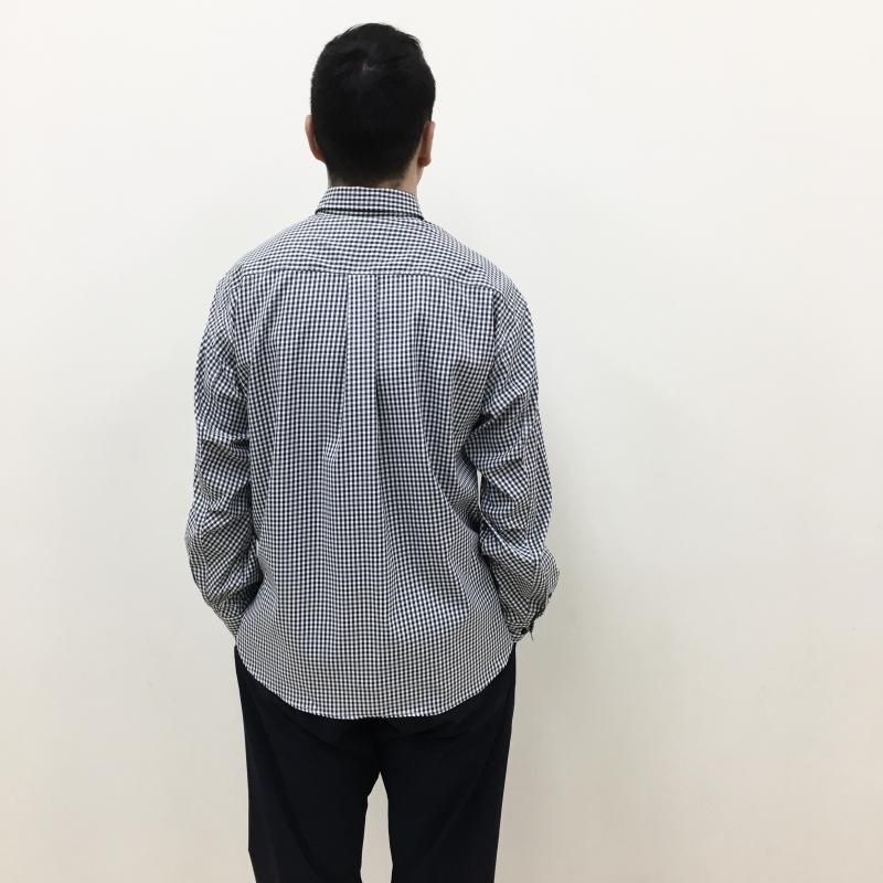 NANGA GINGHAM CHECK CAMP SHIRT(BLACK)