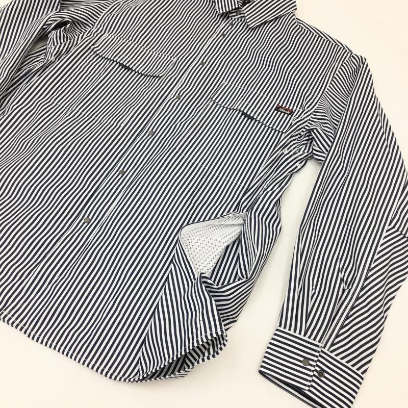  NANGA STRIPE W POCKET BOX SHIRT(BLACK)