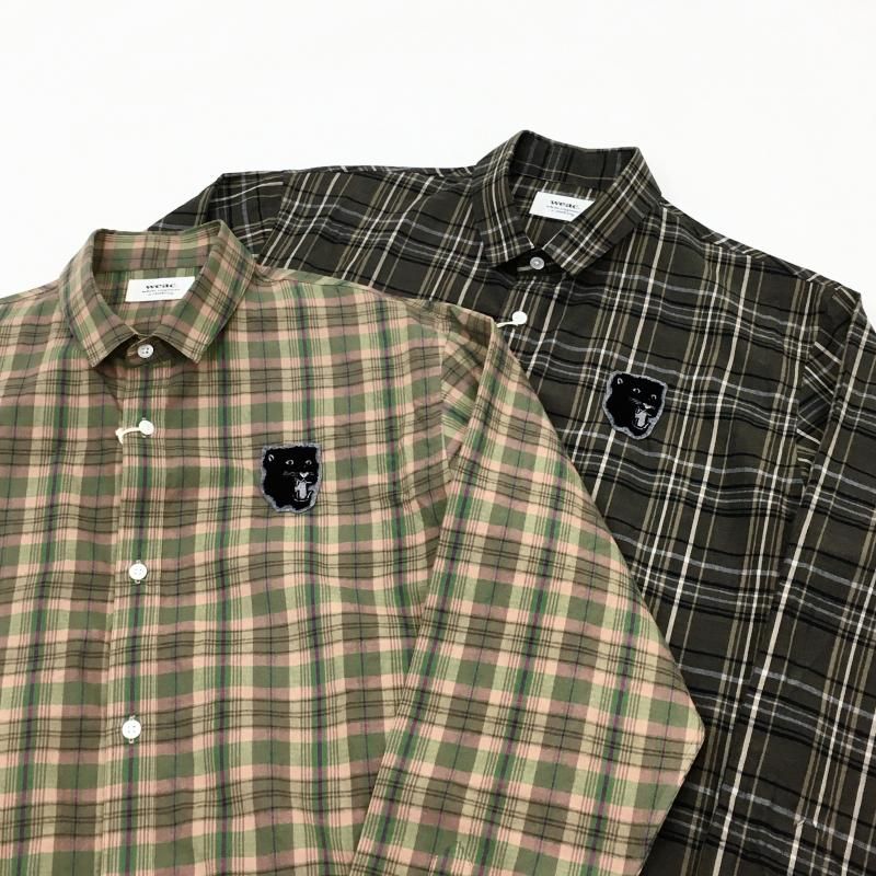 weac. TAIGAKUN SHIRTS (PINK-CHECK) 