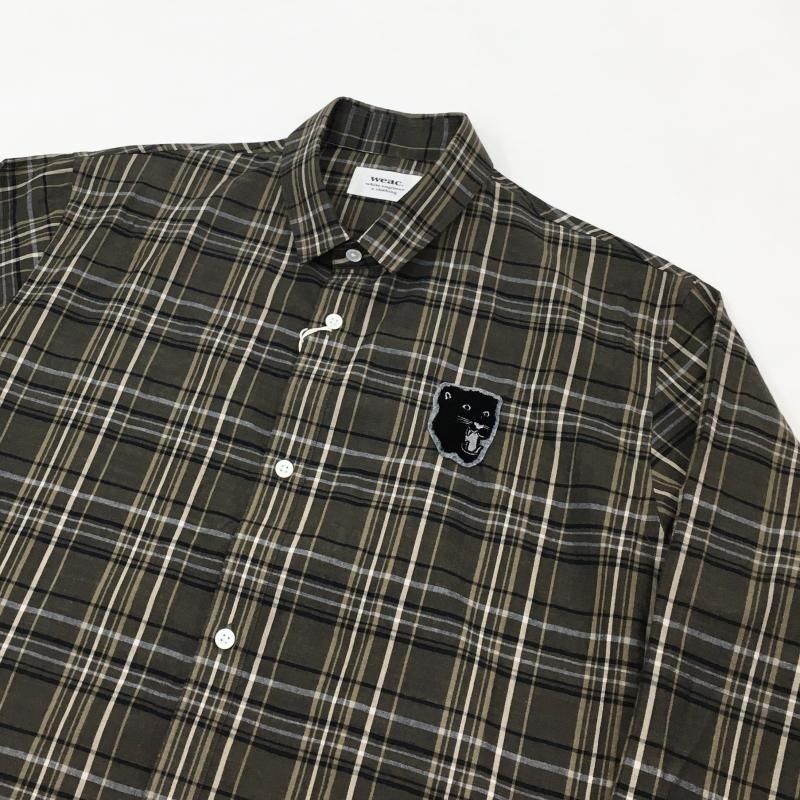  weac. TAIGAKUN SHIRTS (BROWN-CHECK) 