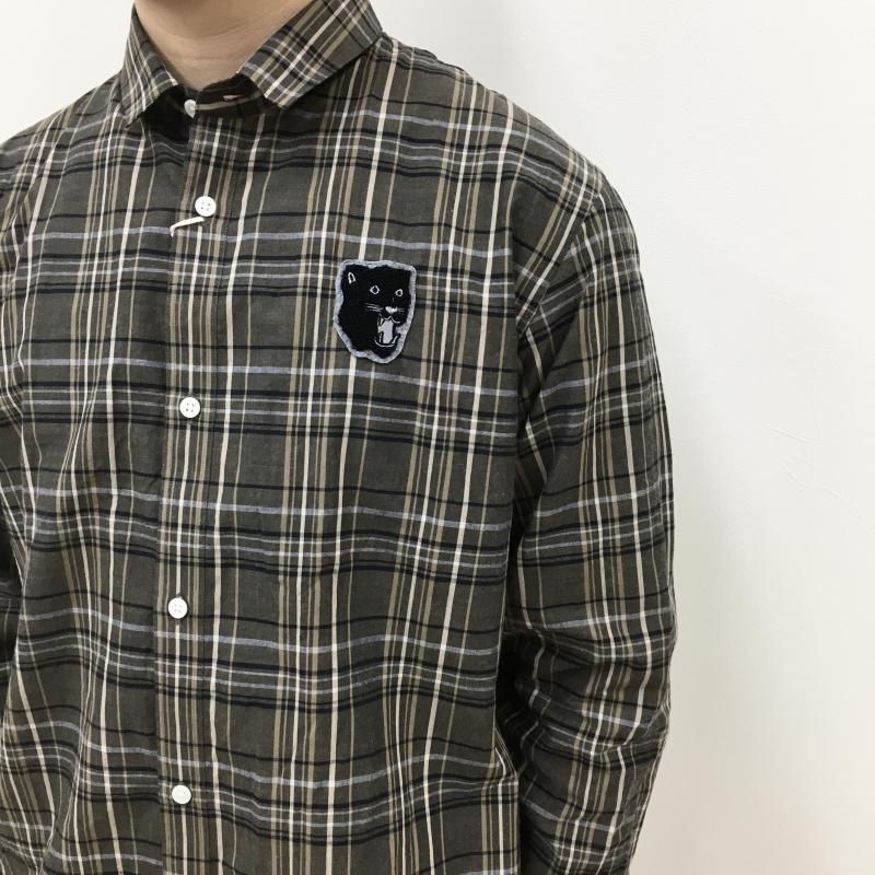  weac. TAIGAKUN SHIRTS (BROWN-CHECK) 