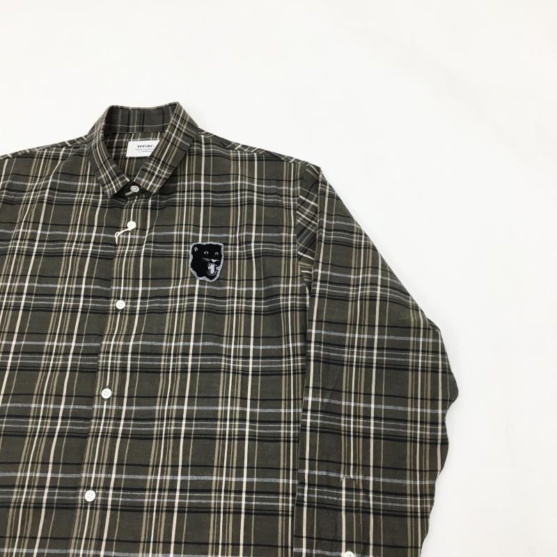  weac. TAIGAKUN SHIRTS (BROWN-CHECK) 