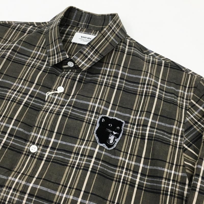  weac. TAIGAKUN SHIRTS (BROWN-CHECK) 