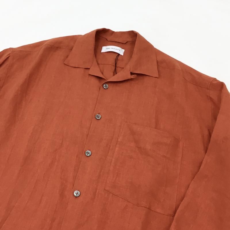  PERS PROJECTS VICTOR L/S WIDE FIT SHIRTS
(ORANGE) 