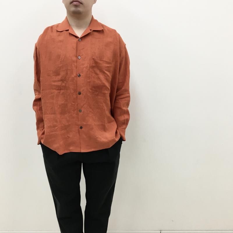  PERS PROJECTS VICTOR L/S WIDE FIT SHIRTS
(ORANGE) 