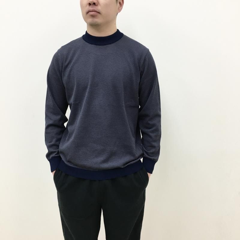  Rinascente ȥ饤 Long Ship Knit(NAVYGRAY)