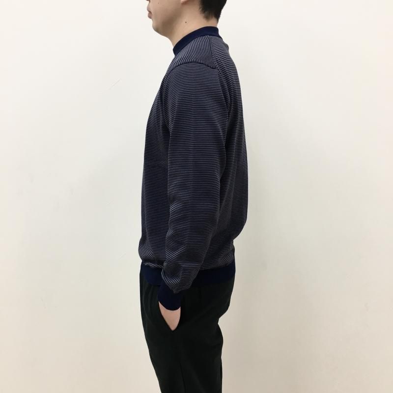  Rinascente ȥ饤 Long Ship Knit(NAVYGRAY)