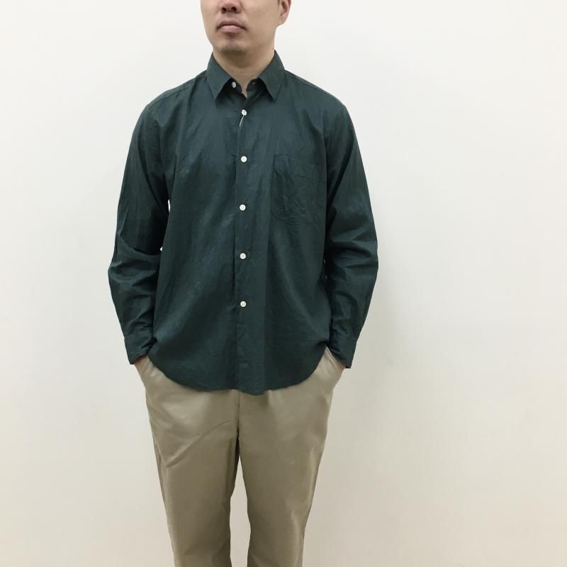  MANUAL ALPHABETBET C/L LOOSE FIT R/C SHT(DK.GREEN) 
