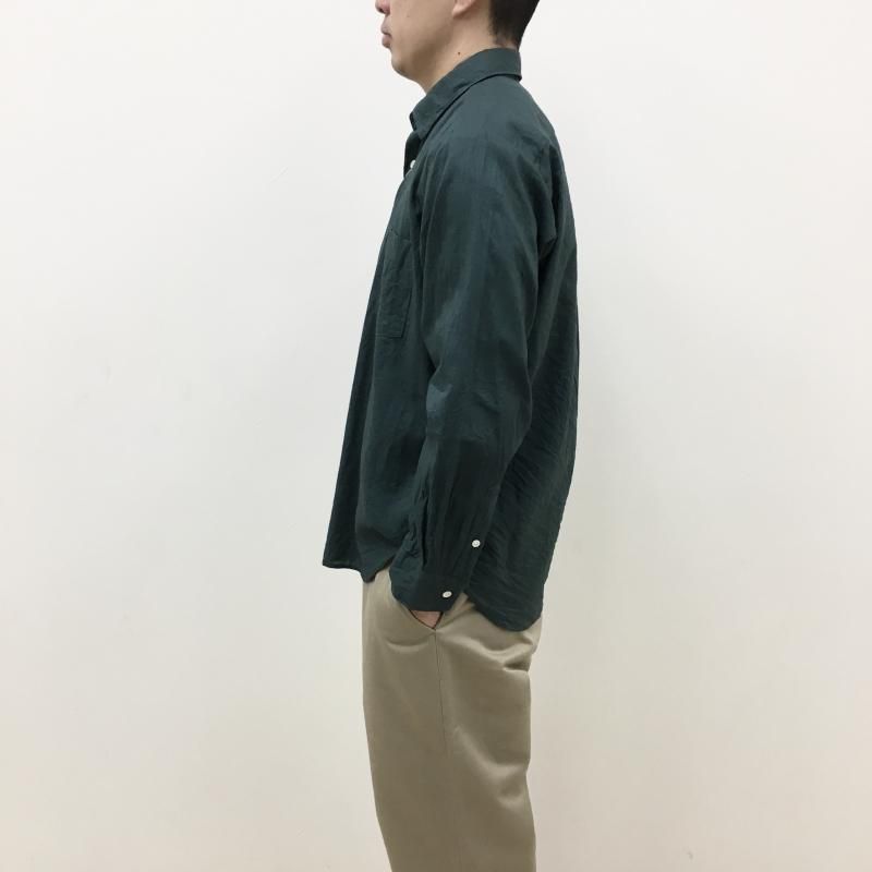  MANUAL ALPHABETBET C/L LOOSE FIT R/C SHT(DK.GREEN) 