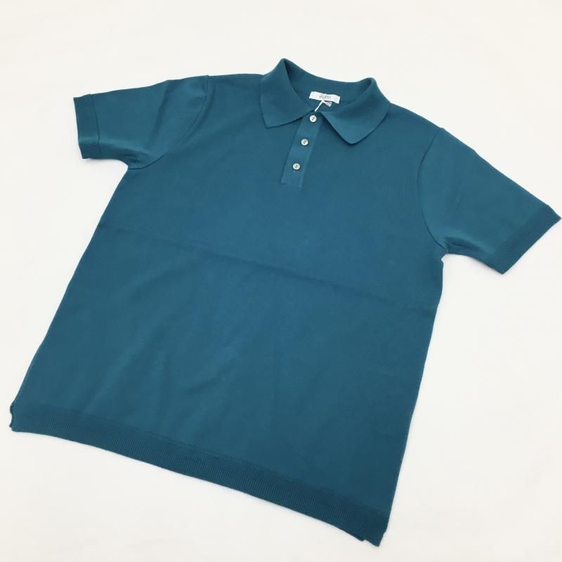 FUJITO Knit Polo 'Easy'(EMERALD) 【40%OFF】 - have a golden day!