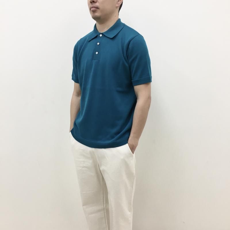  FUJITO Knit Polo 'Easy'(EMERALD) 