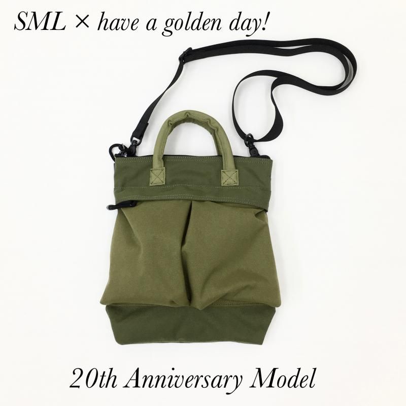  20th Anniversary Model SMLGOLDEN DAY HELMET BAG (OLIVE CRAZY)