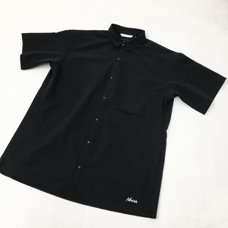  NANGA 
DotAir® COMFY S/S SHIRT(P.BLACK)