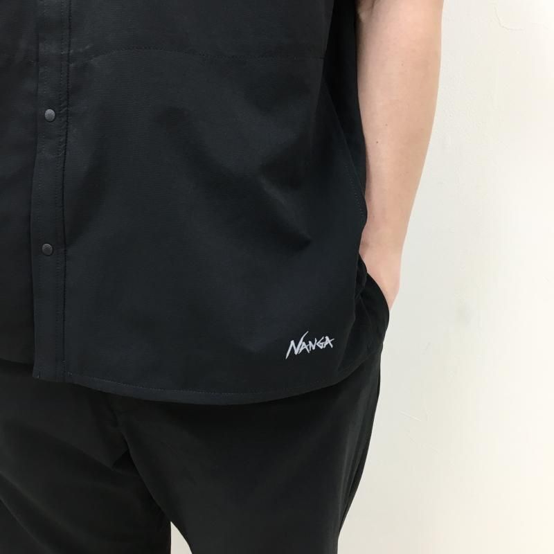  NANGA 
DotAir® COMFY S/S SHIRT(P.BLACK)