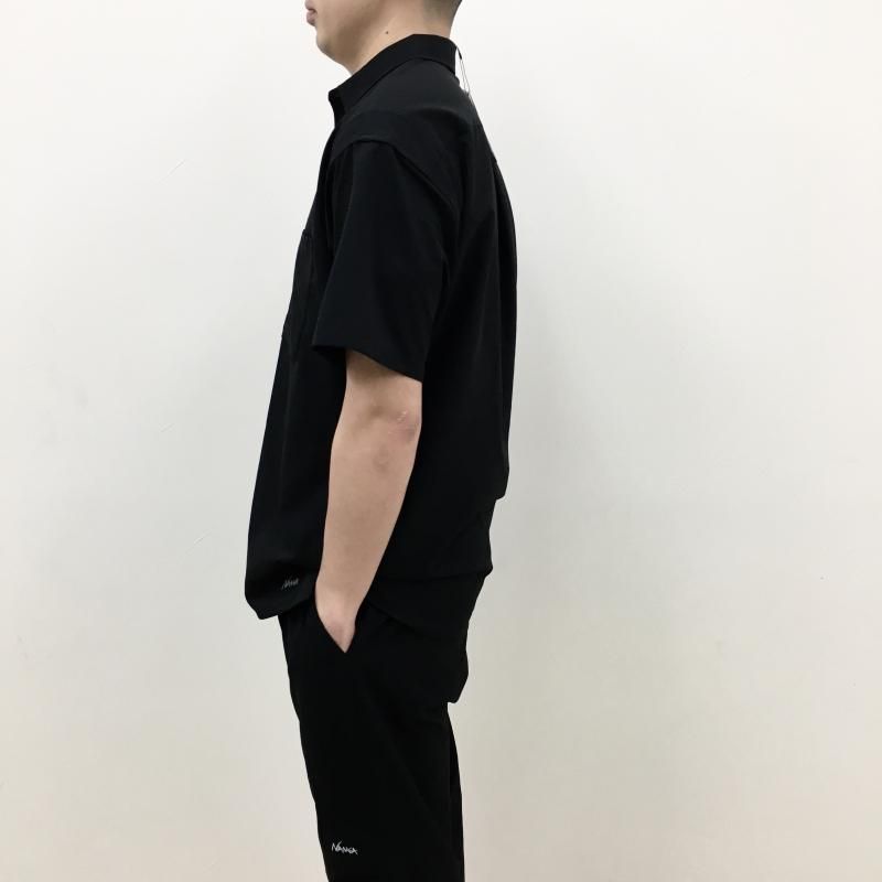  NANGA 
DotAir® COMFY S/S SHIRT(P.BLACK)