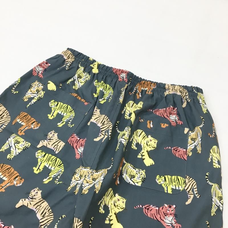 20th Anniversary Model weac.GOLDEN DAY POP TIGER SHORTS(BLUE)