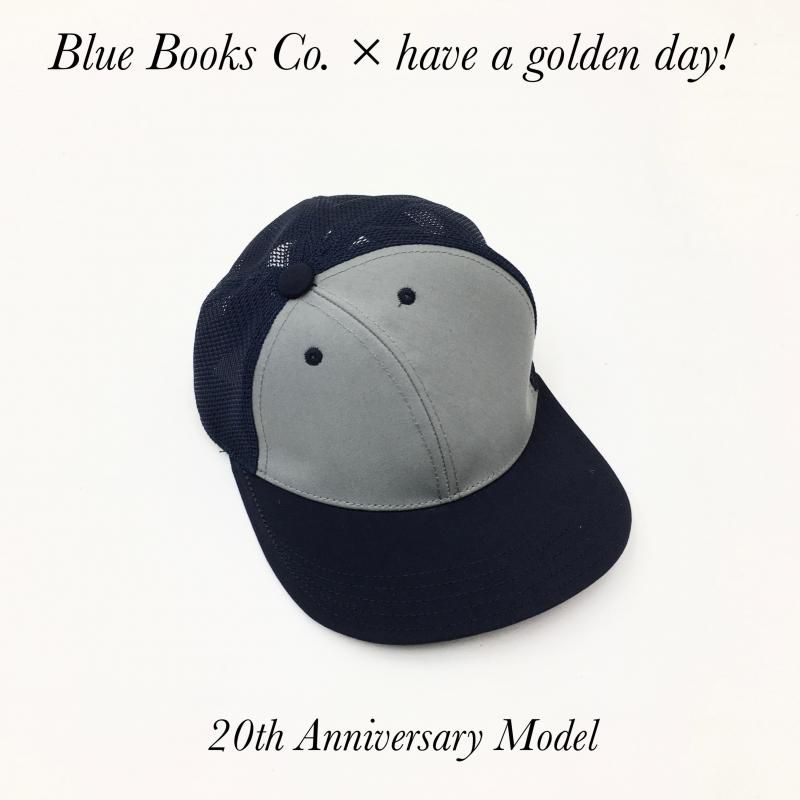  20th Anniversary Model Blue Books Co. GOLDENDAY TWISTY -MESH-(NAVY-GRAY)