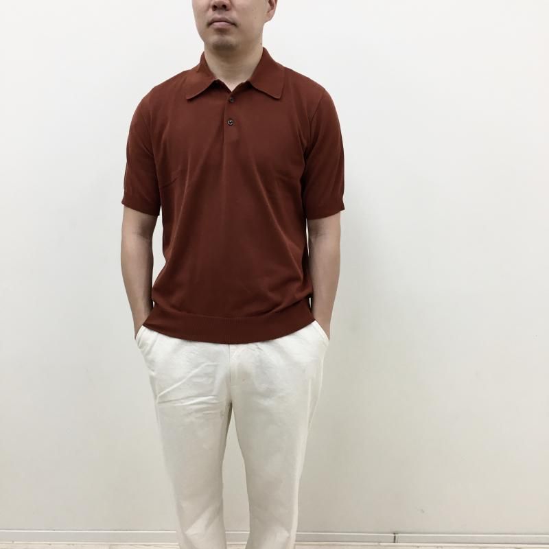  Rinascente ʥݥ Ⱦµ Knit Polo(BRICK)
