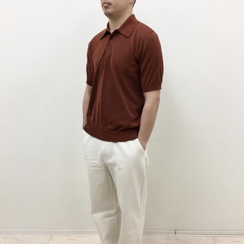  Rinascente ʥݥ Ⱦµ Knit Polo(BRICK)