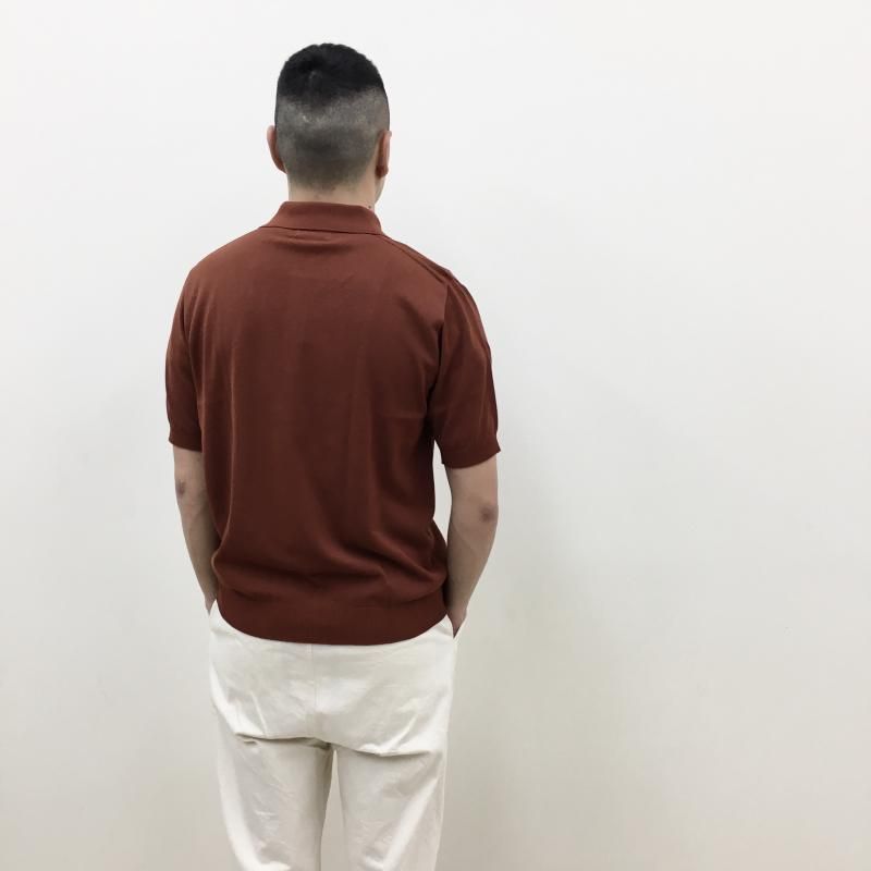  Rinascente ʥݥ Ⱦµ Knit Polo(BRICK)