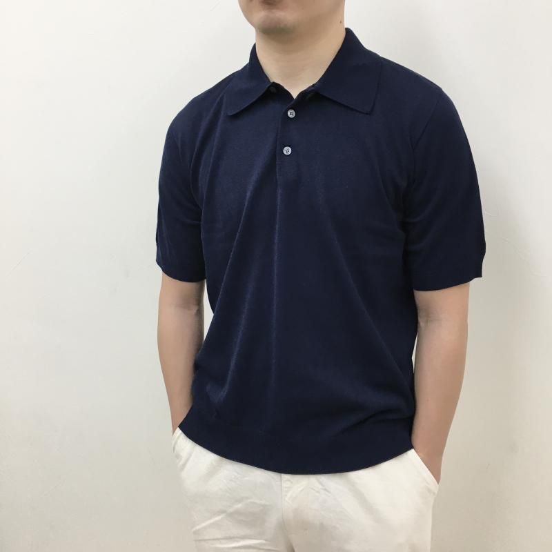  Rinascente ʥݥ Ⱦµ Knit Polo(NAVY)