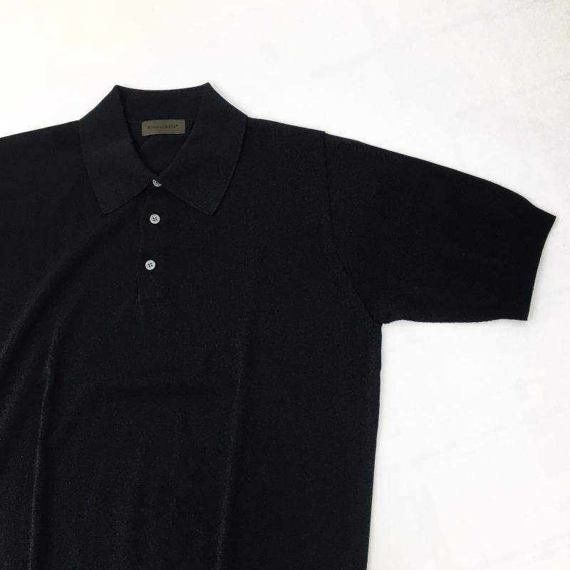  Rinascente ʥݥ Ⱦµ Knit Polo(BLACK)