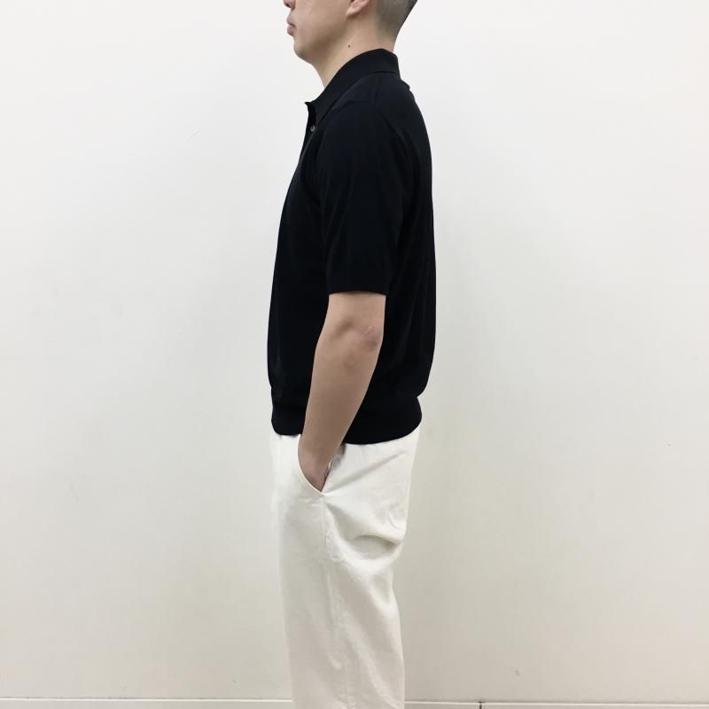  Rinascente ʥݥ Ⱦµ Knit Polo(BLACK)