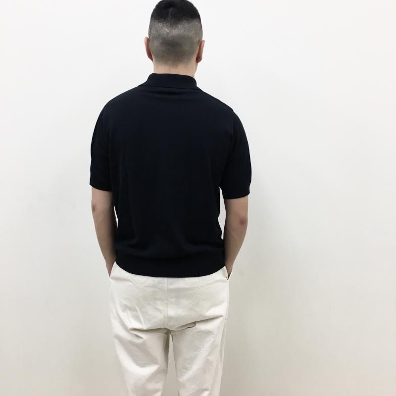  Rinascente ʥݥ Ⱦµ Knit Polo(BLACK)