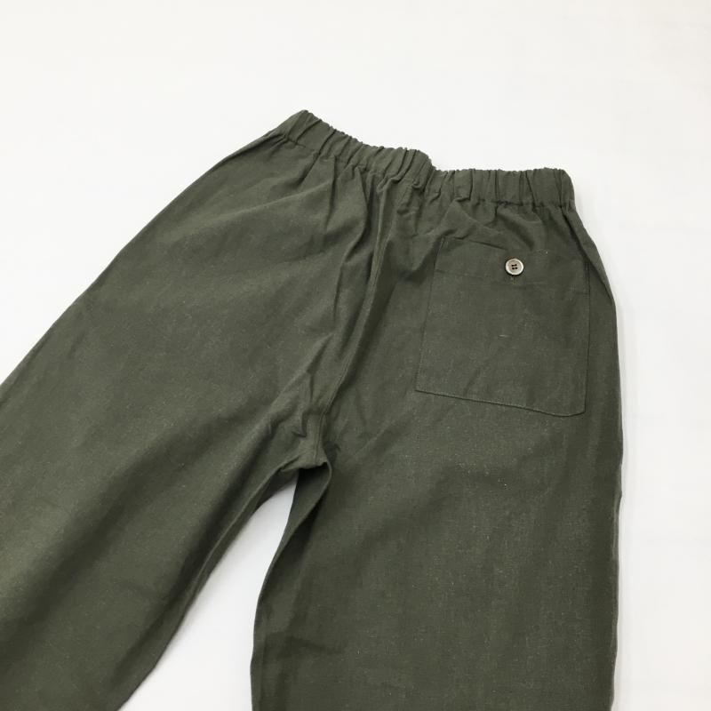  have a good day LINEN PANTS(OLIVE)