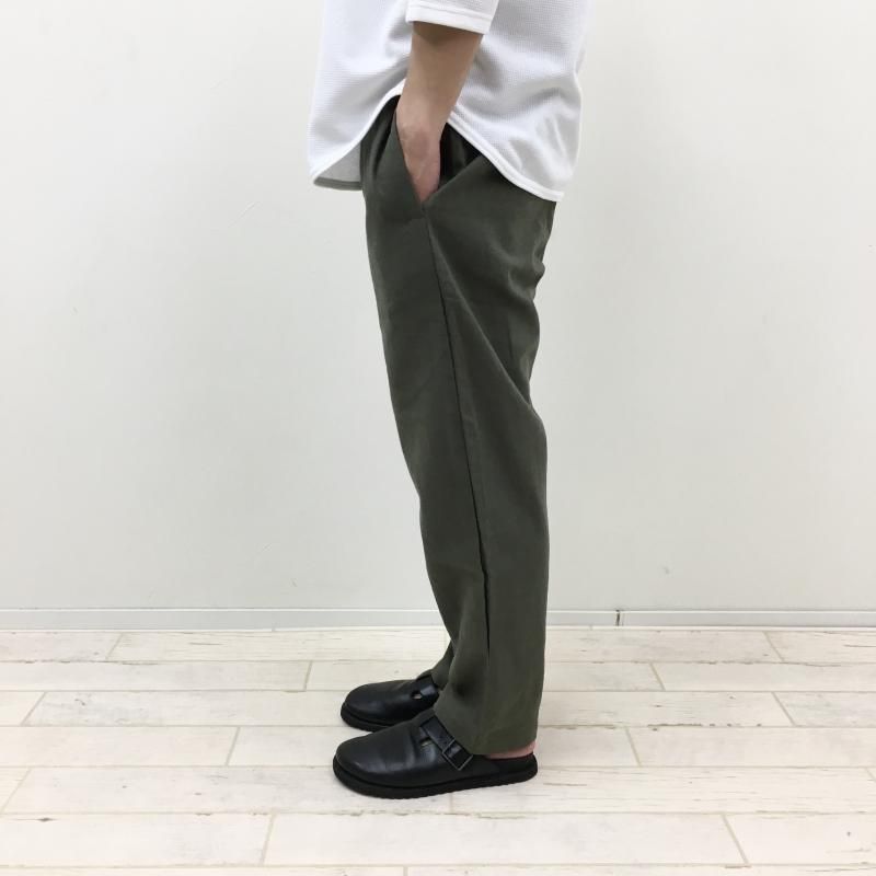  have a good day LINEN PANTS(OLIVE)