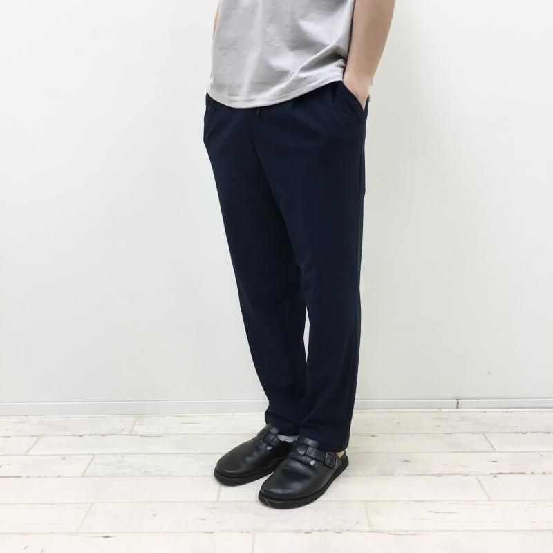  CURLY DRY COOL TRICOT 1 TUCK EZ PANTS(NAVY) 
