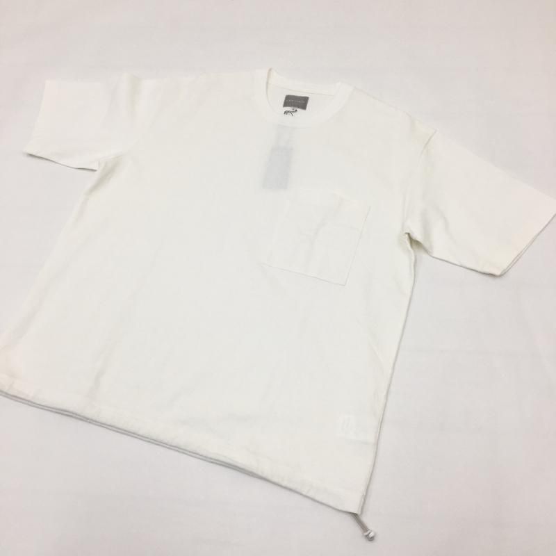  CURLY DRAWSTRING POCKET TEE(OFF WHITE)