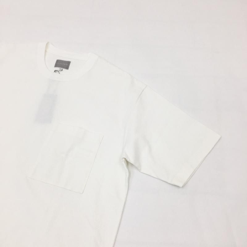  CURLY DRAWSTRING POCKET TEE(OFF WHITE)