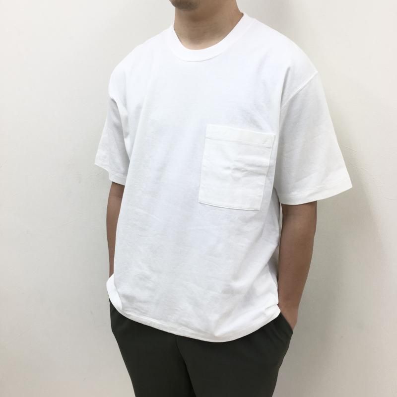  CURLY DRAWSTRING POCKET TEE(OFF WHITE)