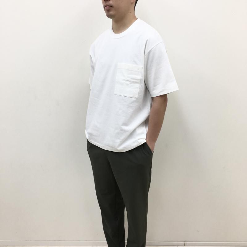  CURLY DRAWSTRING POCKET TEE(OFF WHITE)