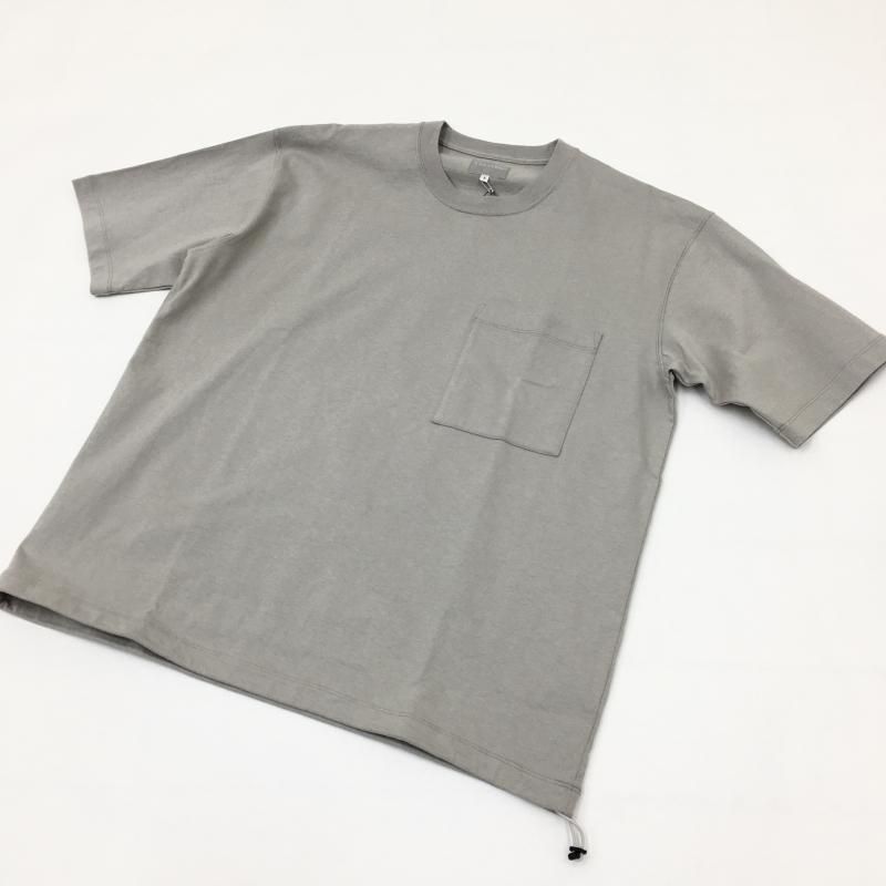  CURLY DRAWSTRING POCKET TEE(SAND)