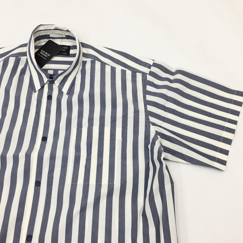  FUJITO FSB S/S Snap Button Shirt(Navy Stripe)