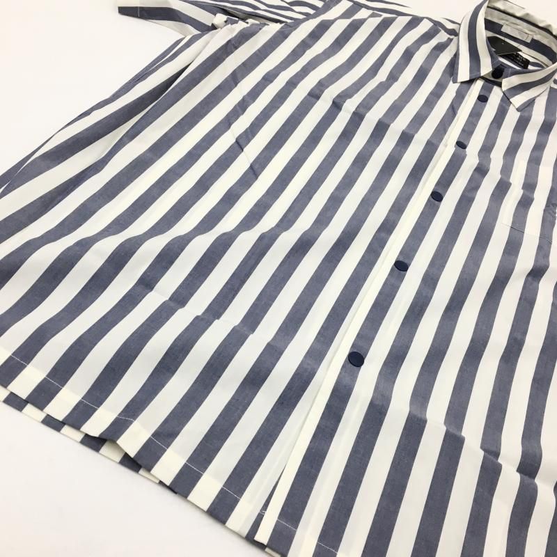  FUJITO FSB S/S Snap Button Shirt(Navy Stripe)
