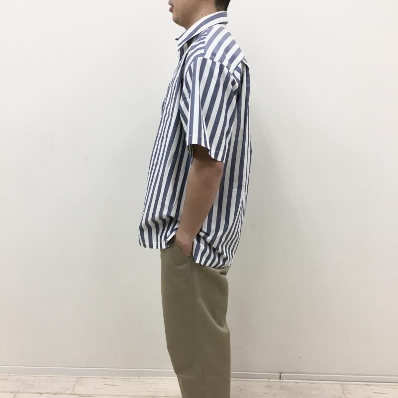  FUJITO FSB S/S Snap Button Shirt(Navy Stripe)