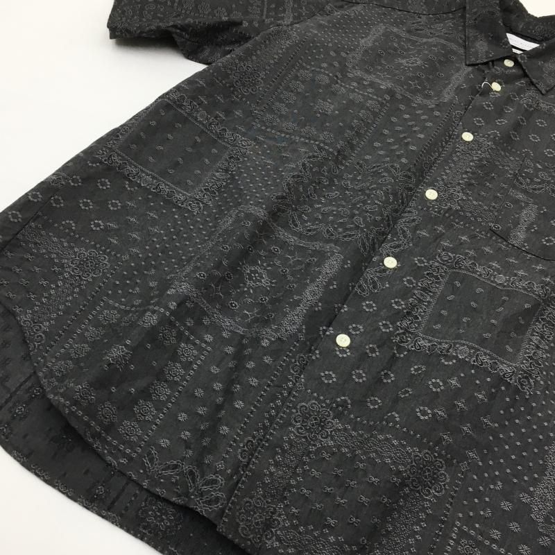  MANUAL ALPHABETBET JACQUARD LOOSE FIT B/C S/S SHT(GRAY) 